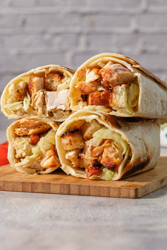 Easy Chicken Caesar Wraps — PLR Recipe Content Pack for Food Bloggers