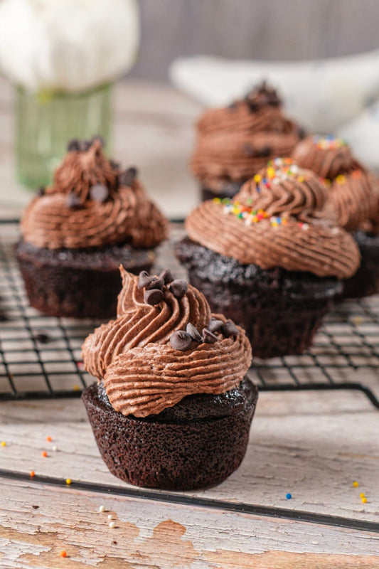 Moist Chocolate Cupcakes with Ganache — PLR Recipe Content Pack for Food Bloggers