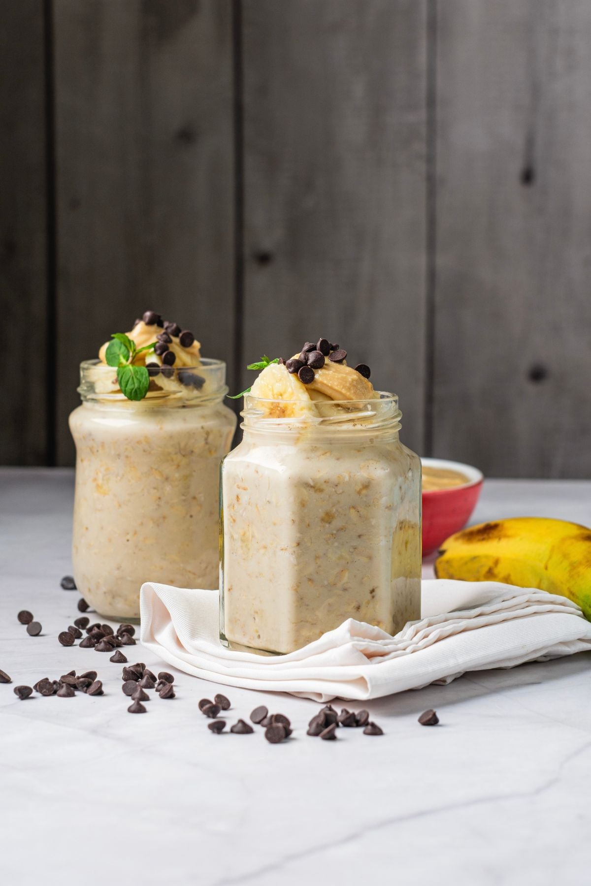 Peanut Butter Banana Overnight Oats - PLR Recipe