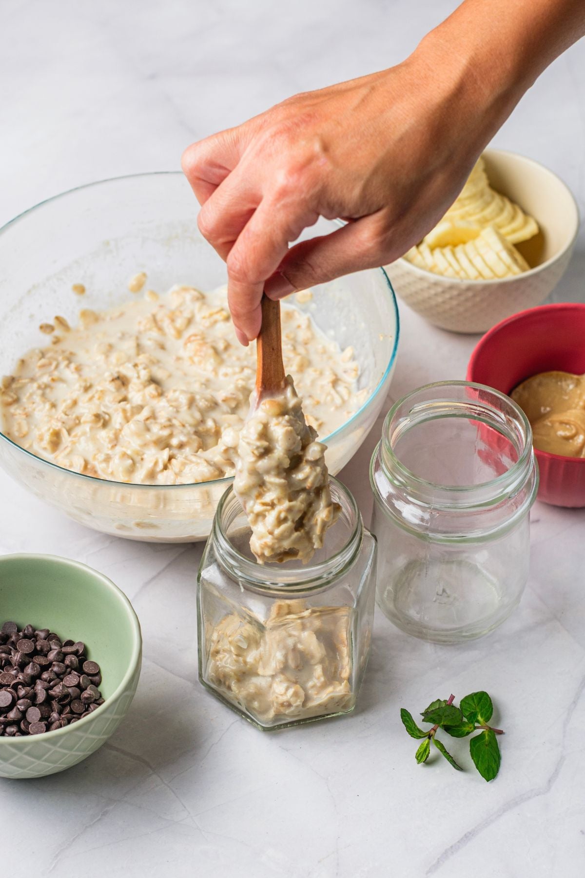 Peanut Butter Banana Overnight Oats - PLR Recipe
