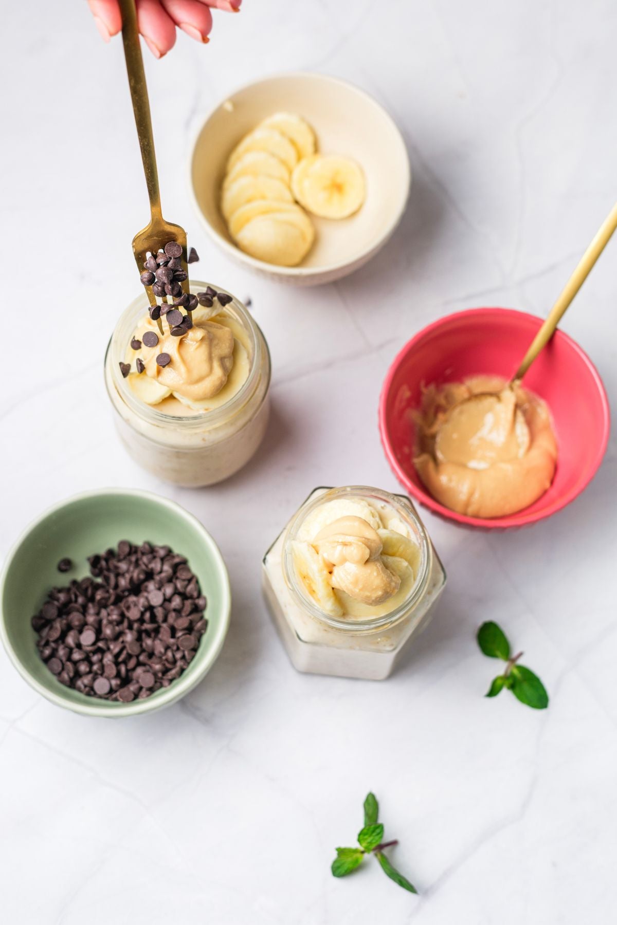 Peanut Butter Banana Overnight Oats - PLR Recipe