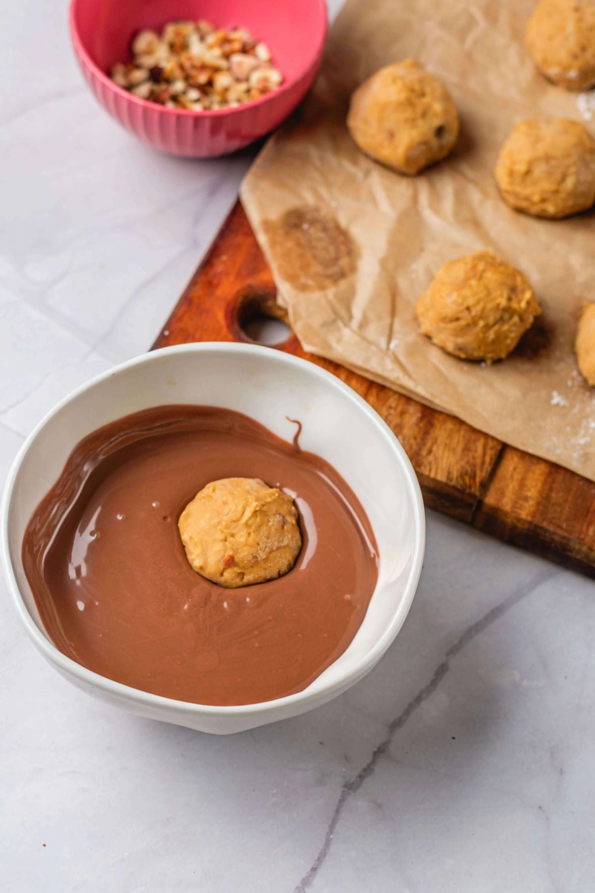 Peanut Butter Balls Filled with Nutella — PLR Recipe