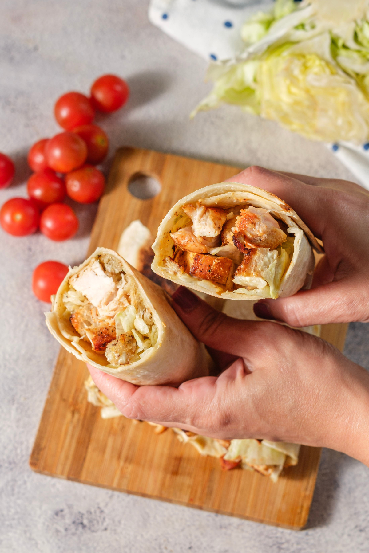 Easy Chicken Caesar Wraps — PLR Recipe Content Pack for Food Bloggers