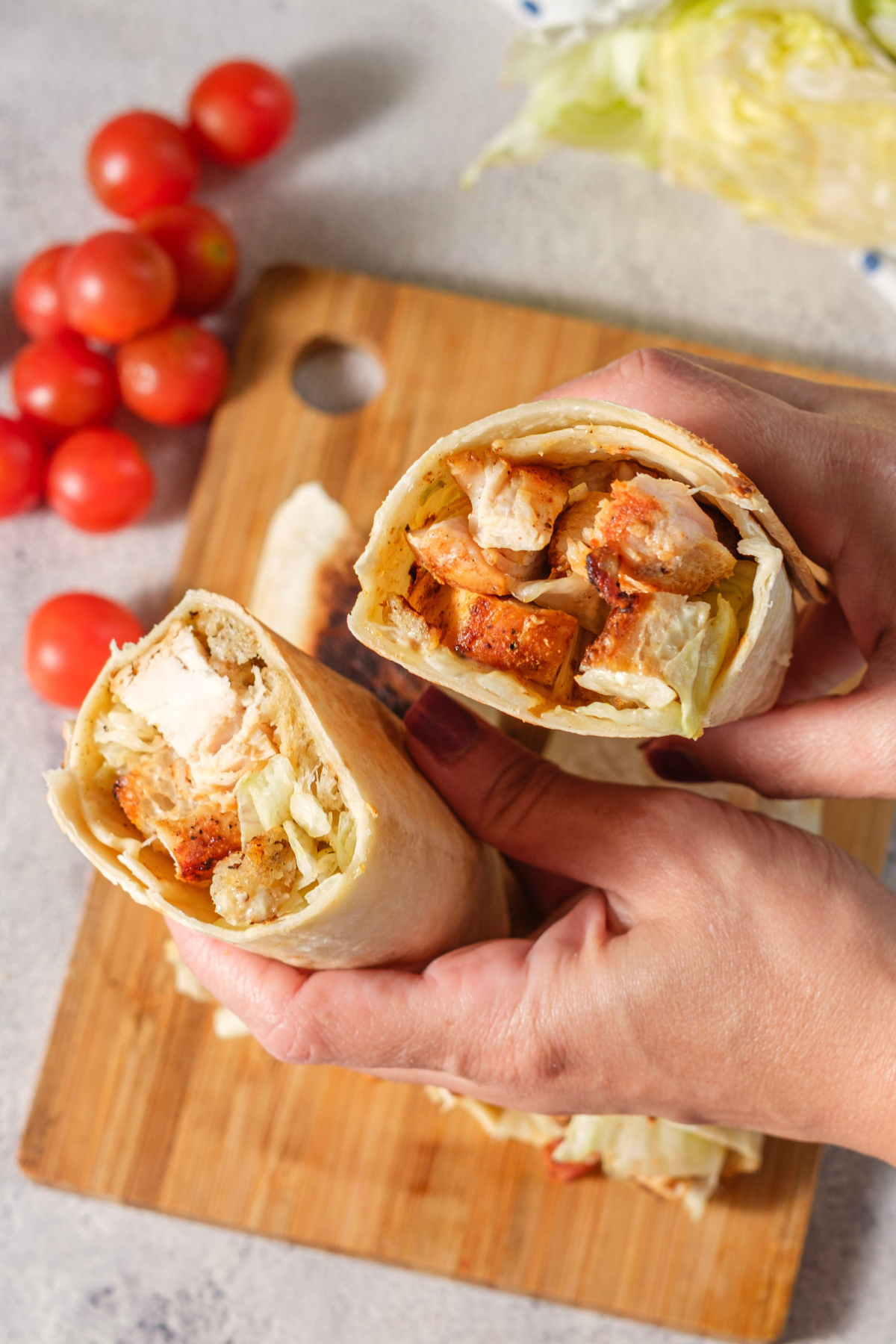 Easy Chicken Caesar Wraps — PLR Recipe Content Pack for Food Bloggers