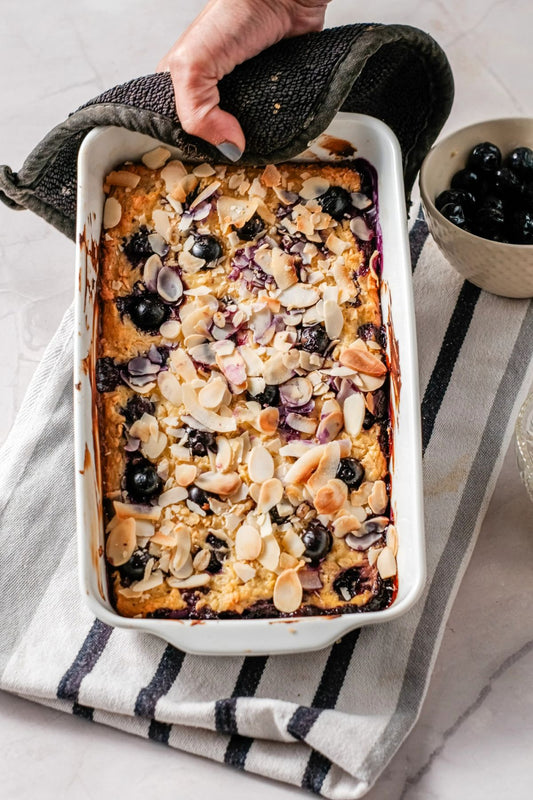 Blueberry Cottage Cheese Breakfast Bake - PLR Recipe Content for Food Bloggers