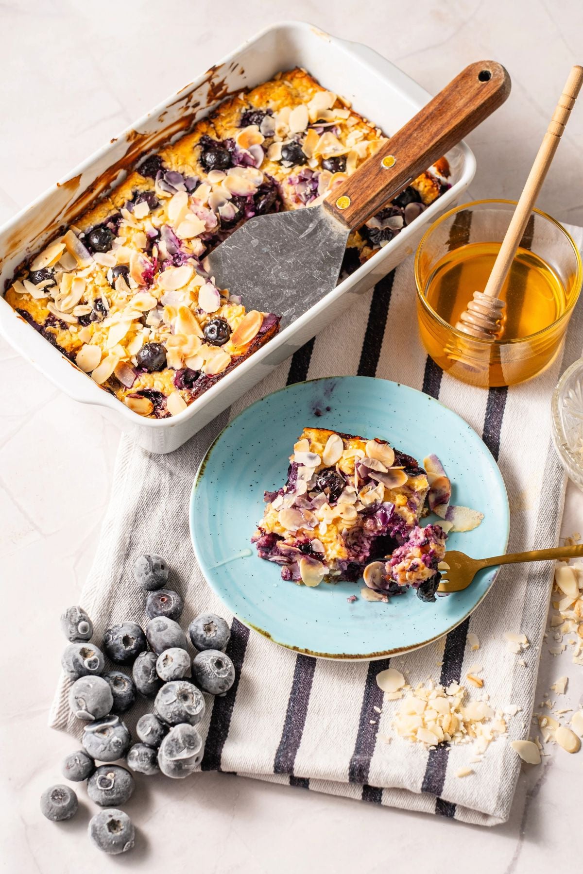 Blueberry Cottage Cheese Breakfast Bake - PLR Recipe Content for Food Bloggers