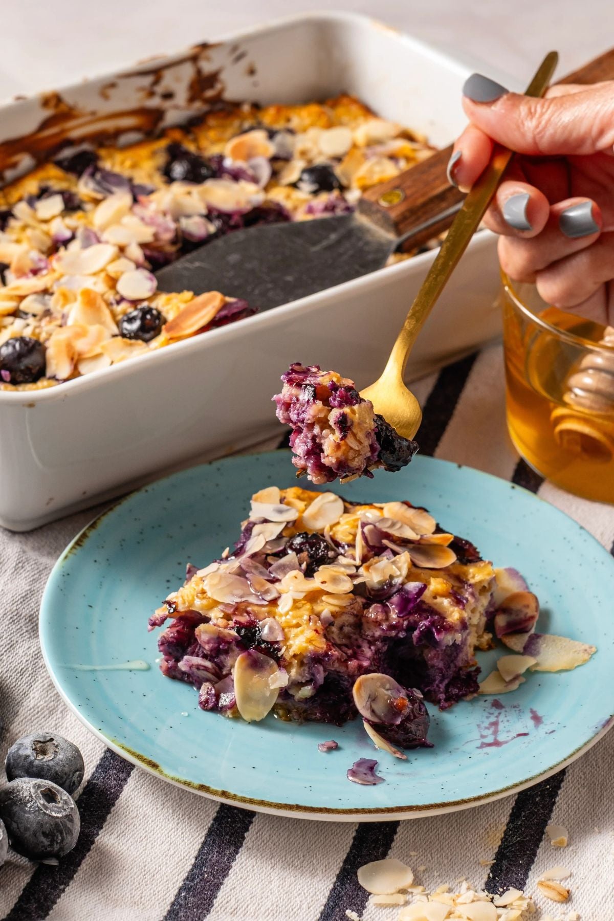 Blueberry Cottage Cheese Breakfast Bake - PLR Recipe Content for Food Bloggers