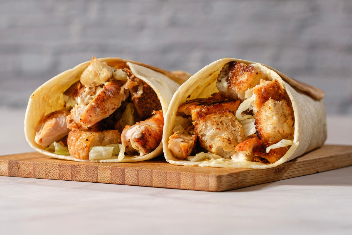 Easy Chicken Caesar Wraps — PLR Recipe Content Pack for Food Bloggers